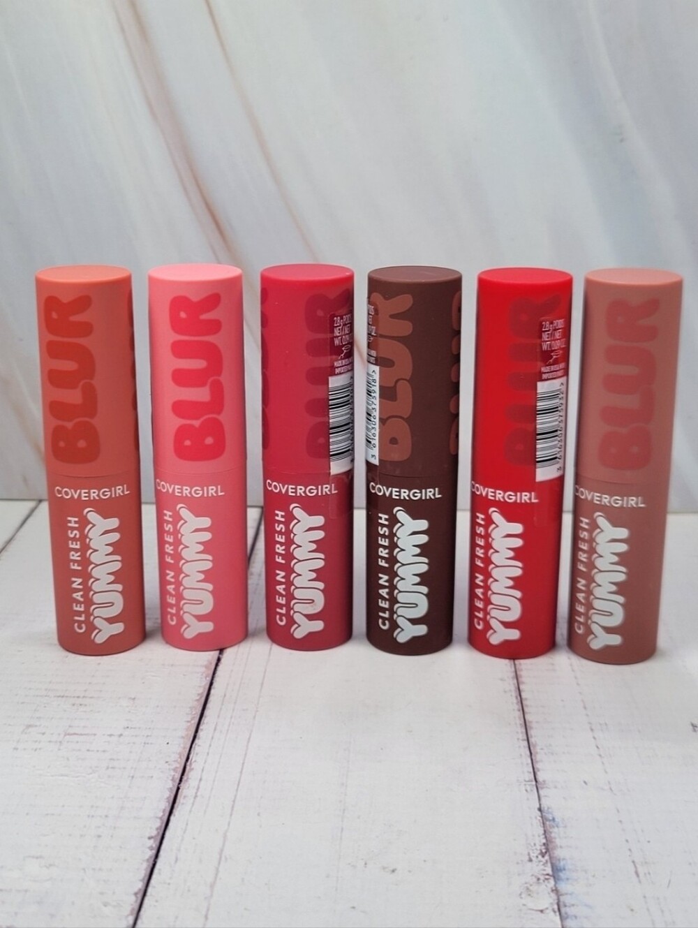 CoverGirl Clean Fresh Yummy Blur Lipstick Bundle NEW!